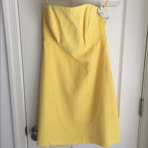 The limited yellow strapless dress NWT - Picture 1 of 3
